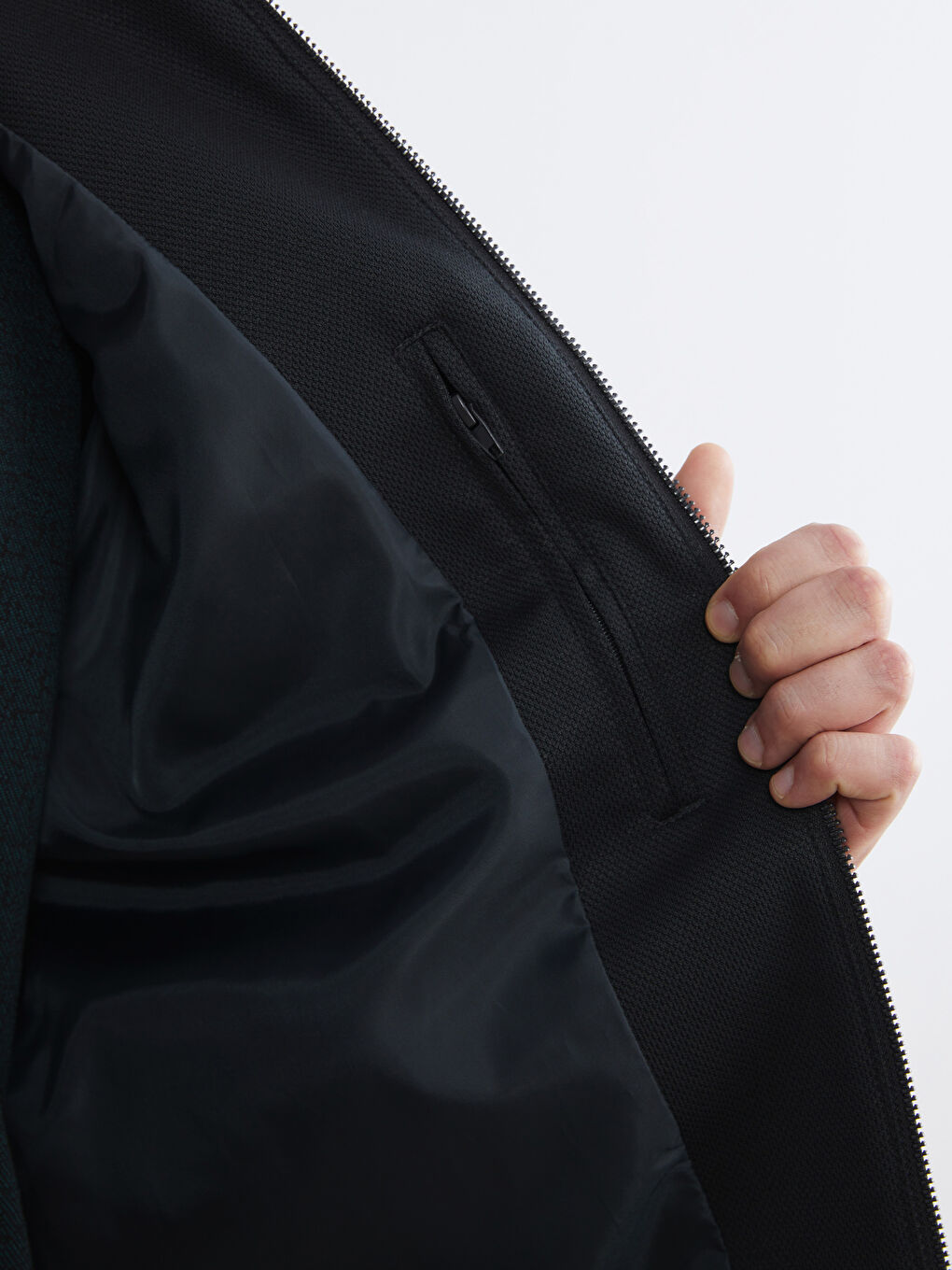 Lacivert Standart Kalıp Erkek Ceket-2