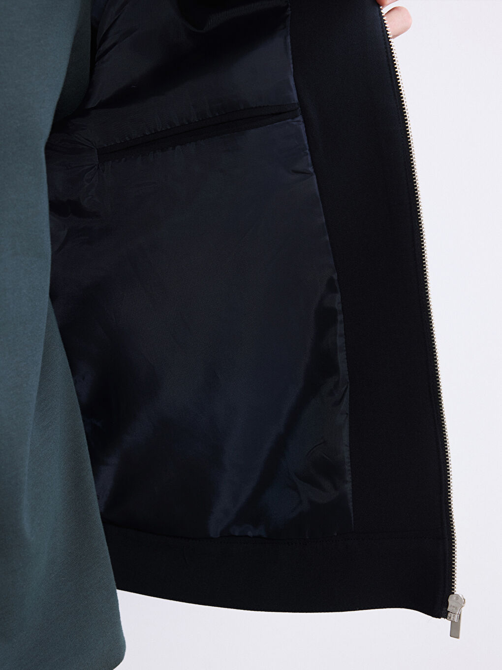 Lacivert Standart Kalıp Erkek Mont-2