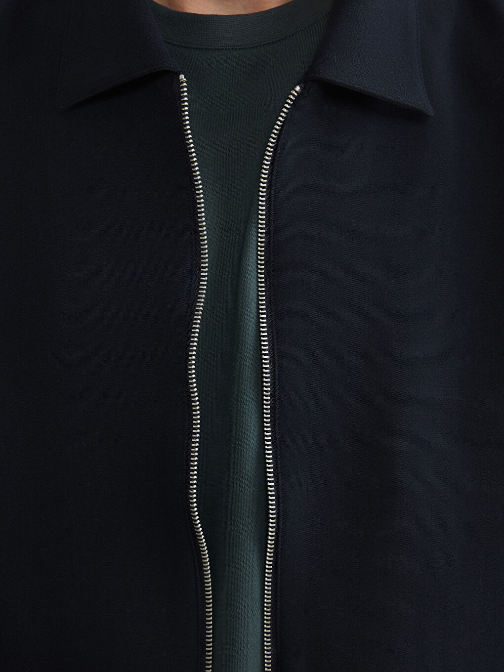 Lacivert Standart Kalıp Erkek Mont-3