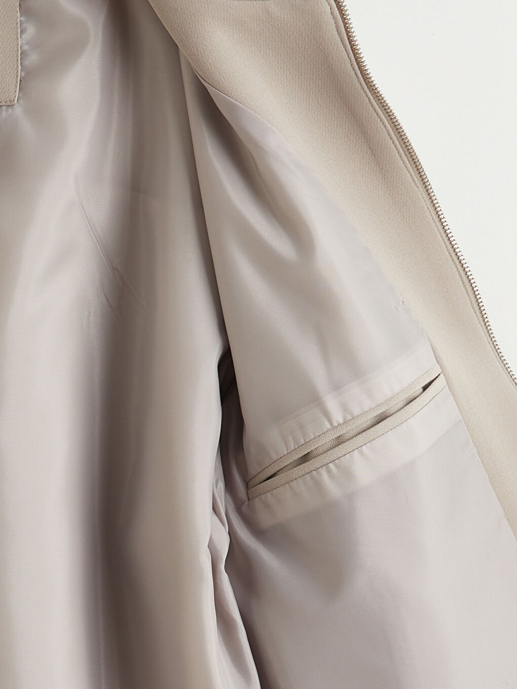 Bej Standart Kalıp Erkek Mont-6