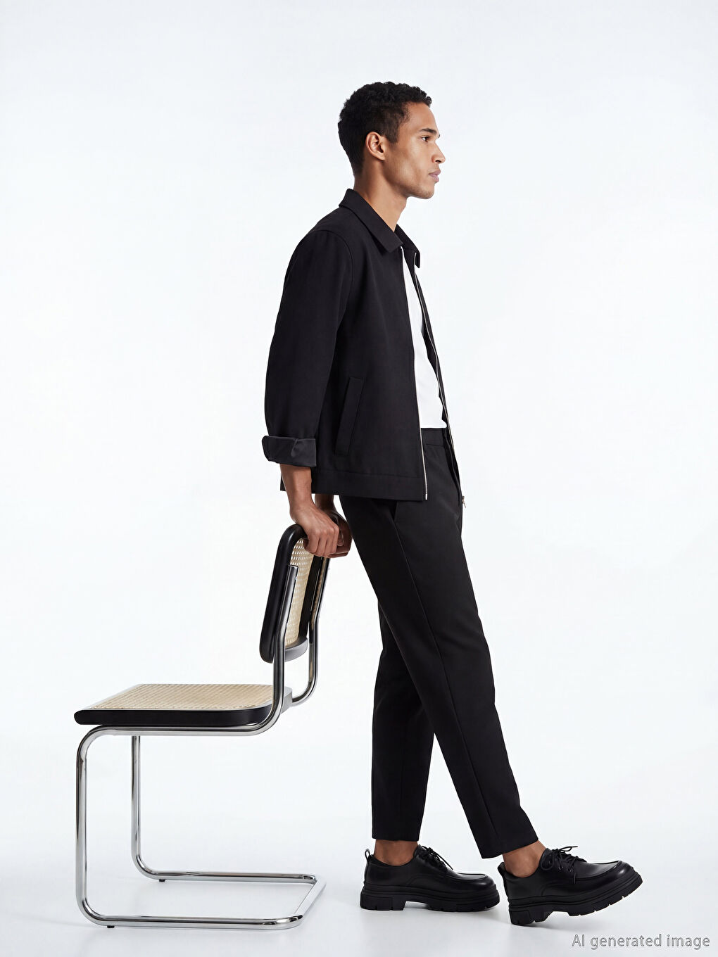 ерлерге арналған стандартты пішімді пиджак-1