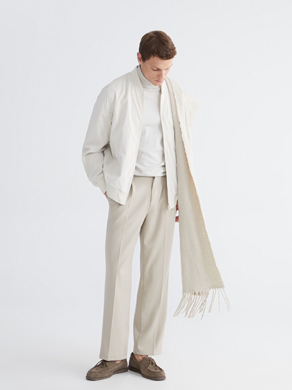 Мъжко палто с класическа кройка-1