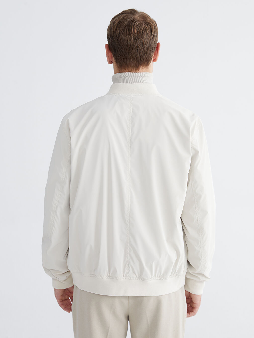 Мъжко палто с класическа кройка-4