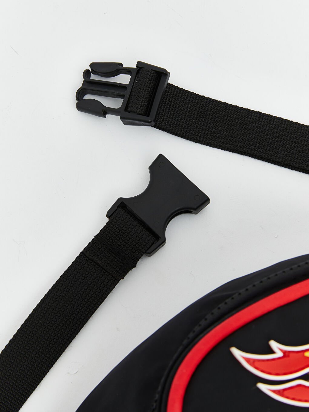 Siyah Hot Wheels Baskılı Erkek Çocuk Bel Çantası-3