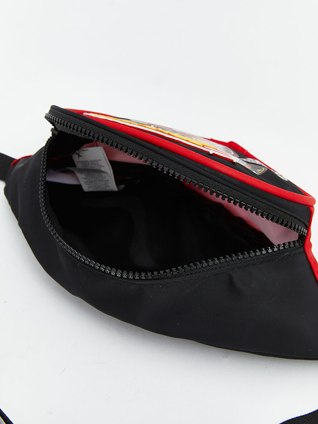 Siyah Hot Wheels Baskılı Erkek Çocuk Bel Çantası-4