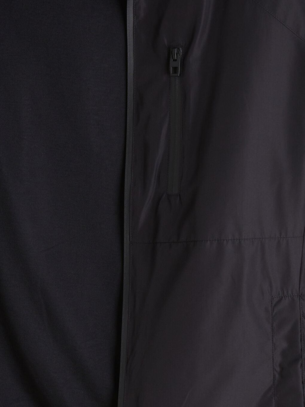 Lacivert Standart Kalıp Kapüşonlu Erkek Yağmurluk-6