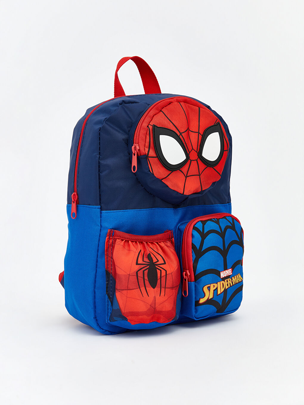 Lacivert Spider-Man Baskılı Erkek Çocuk Sırt Çantası-1