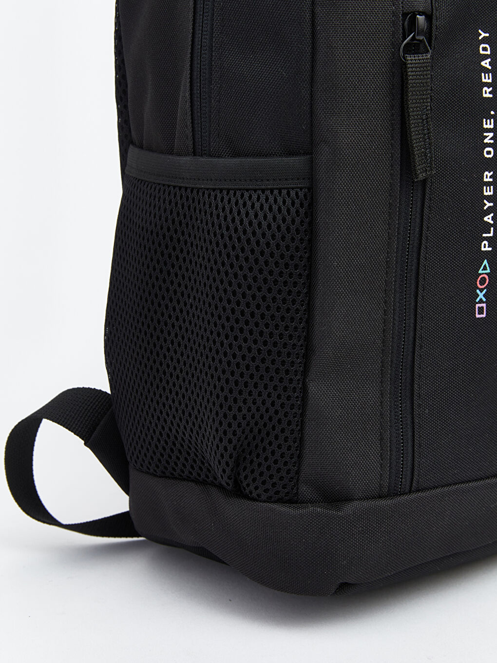 Siyah Playstation Baskılı Erkek Çocuk Sırt Çantası-1