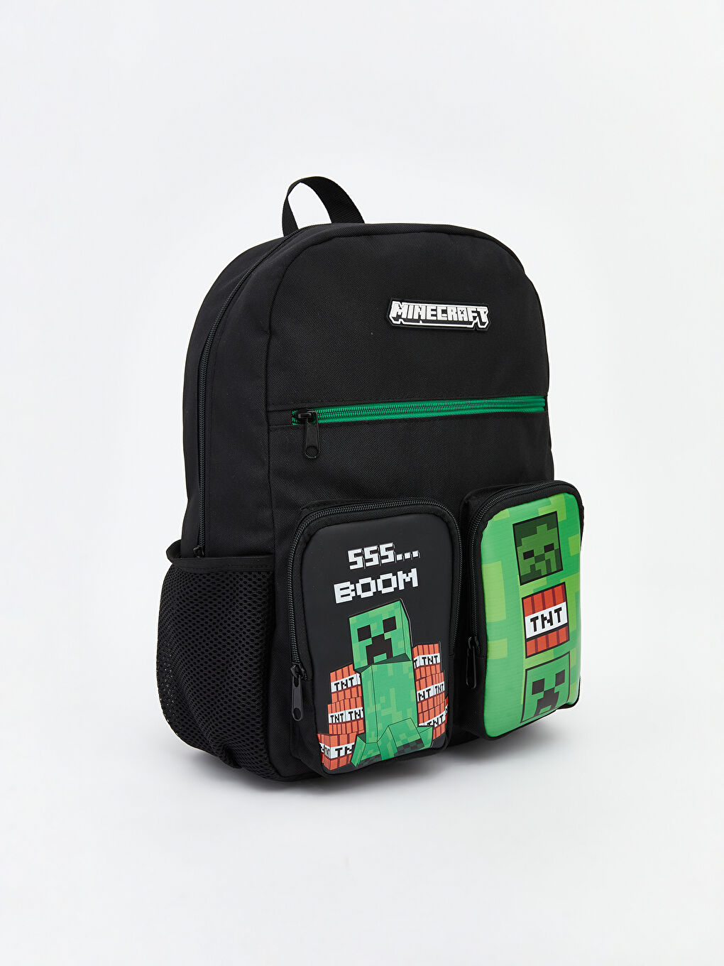 Minecraft Baskılı Erkek Çocuk Sırt Çantası-1