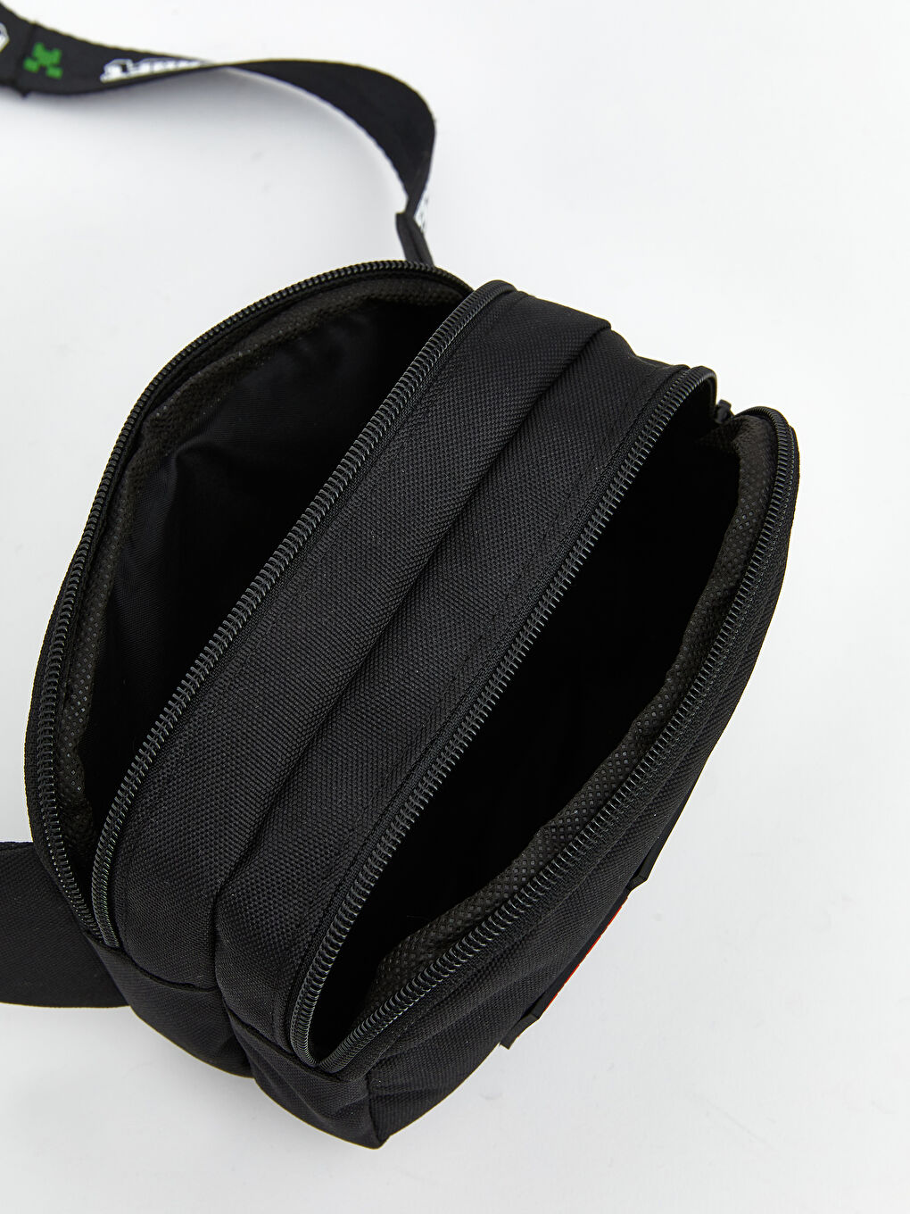 Siyah Minecraft Baskılı Erkek Çocuk Göğüs Çantası-4