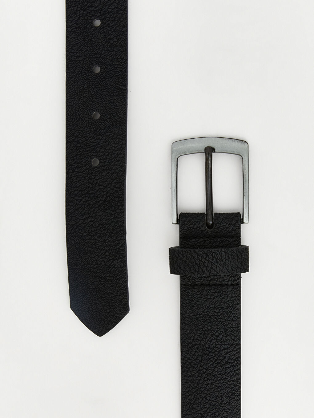 Siyah Deri Görünümlü Erkek Çocuk Kemer-2