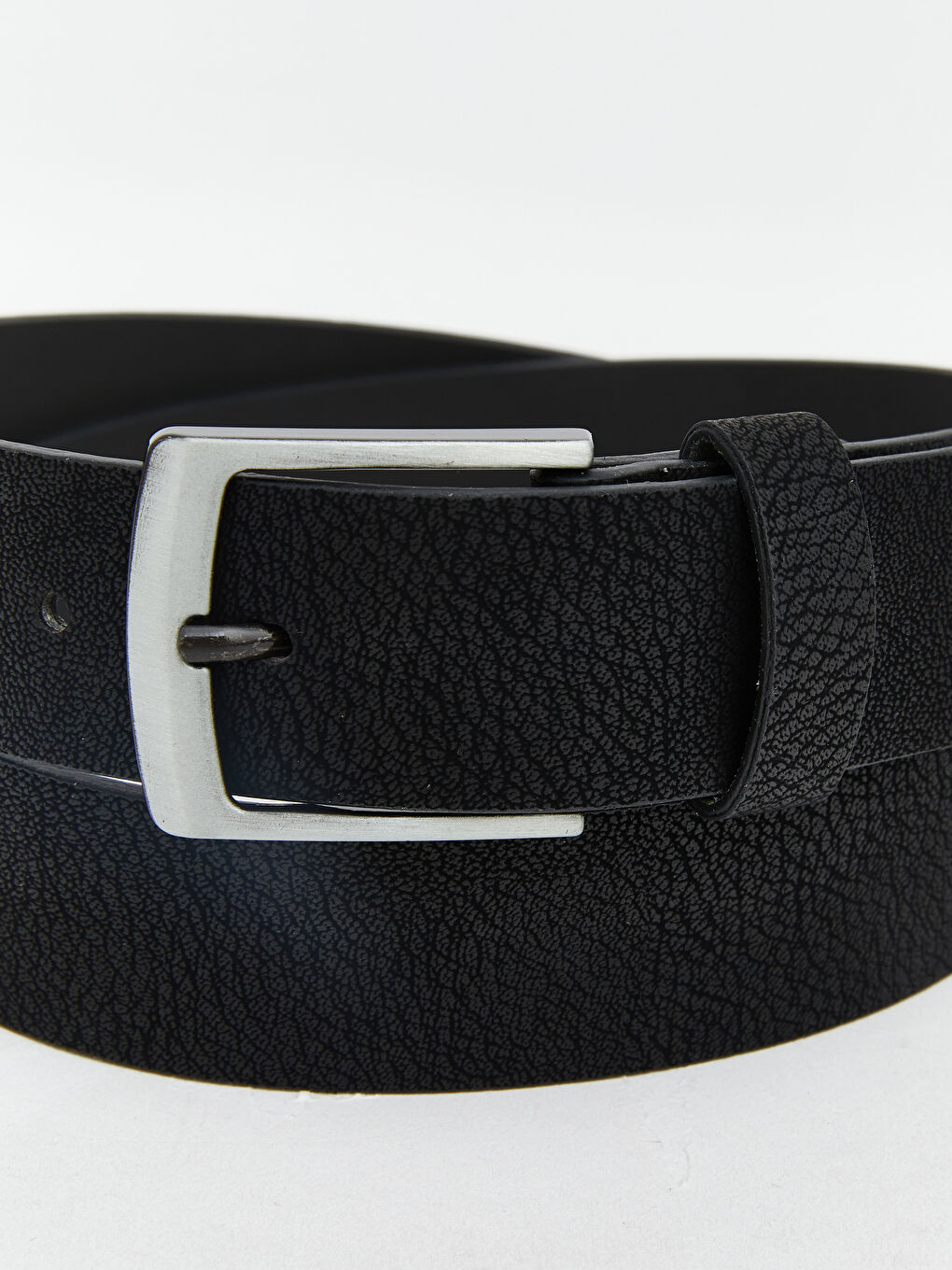 Siyah Deri Görünümlü Erkek Çocuk Kemer-3