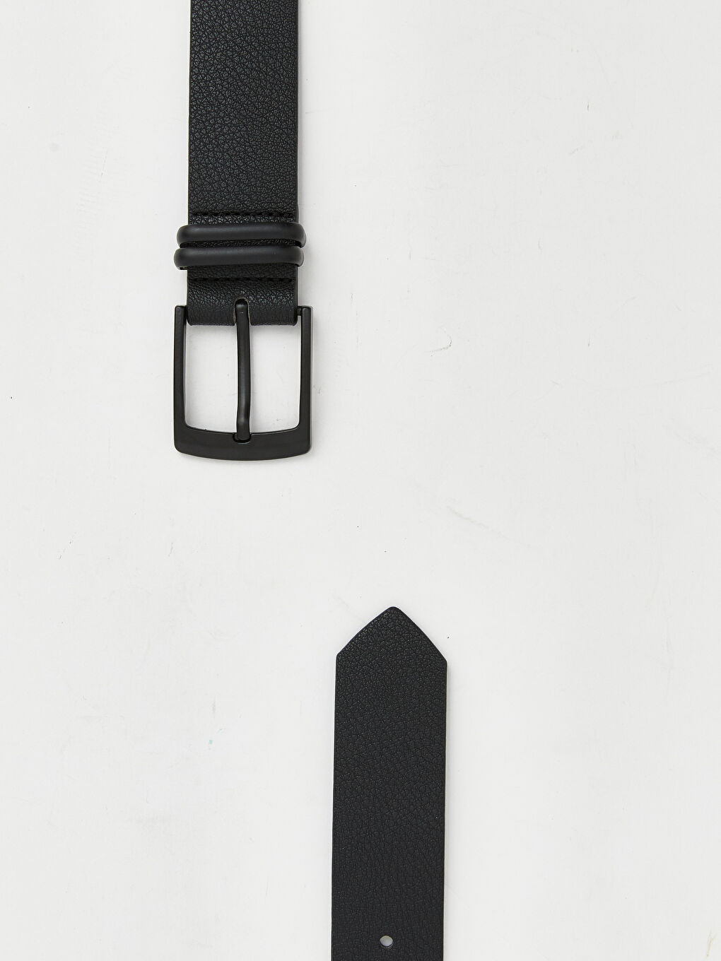 Siyah Deri Görünümlü Erkek Çocuk Kemer -2