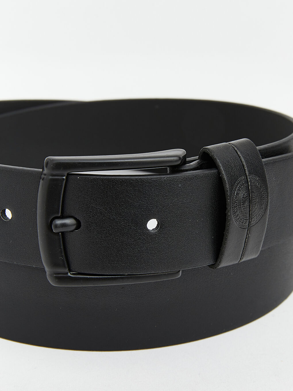 Siyah Deri Görünümlü Erkek Çocuk Kemer-3