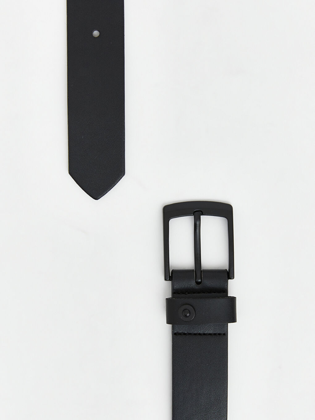 Siyah Deri Görünümlü Erkek Çocuk Kemer -2