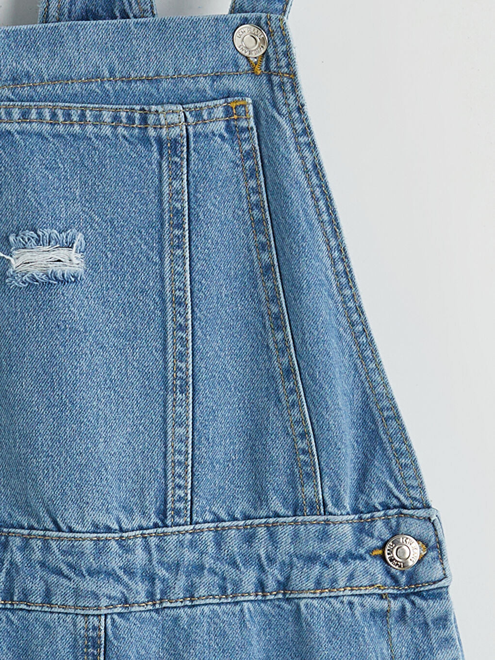 Girl BLUE Dungarees-1