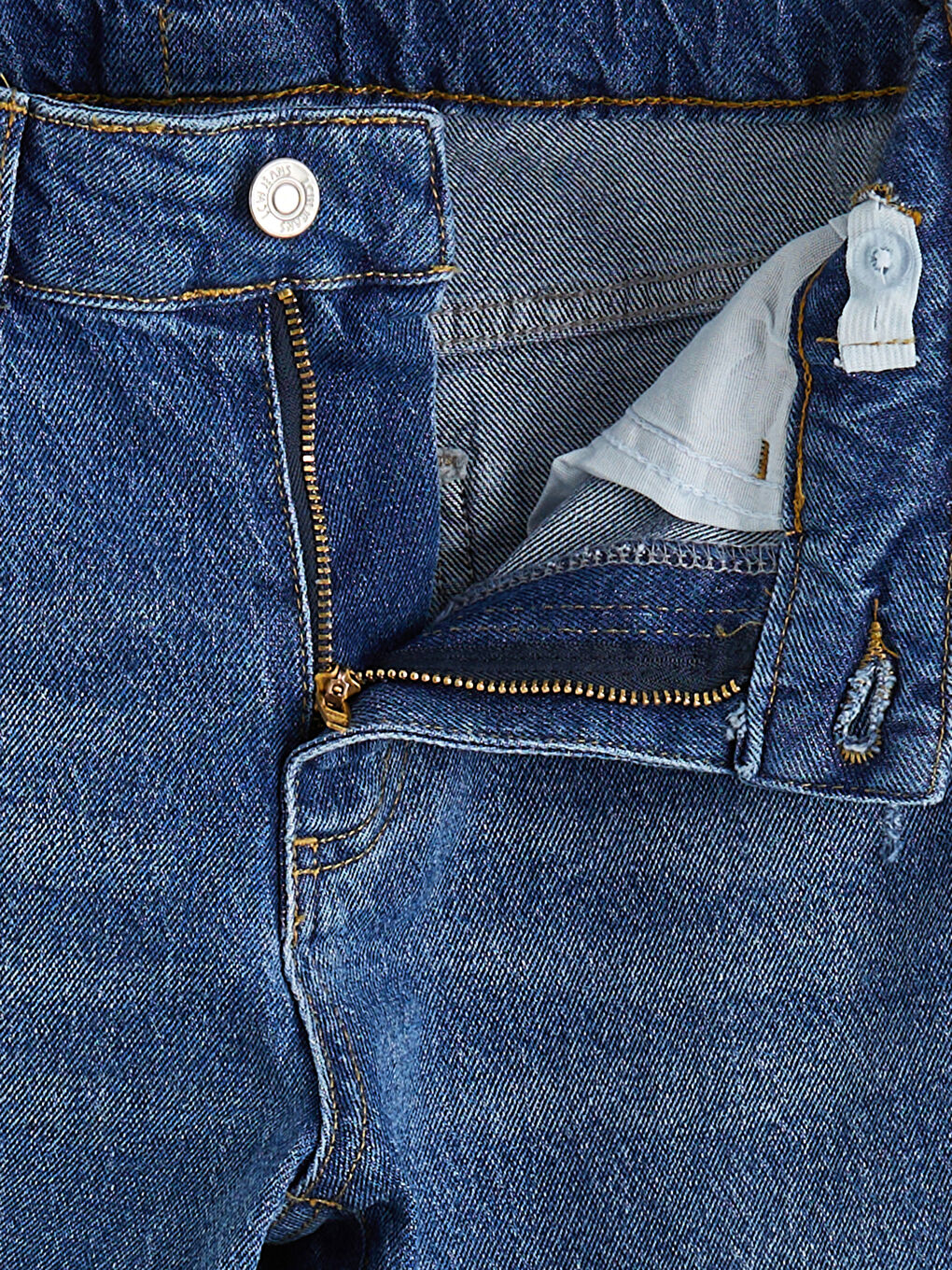 İndigo Straight Fit Kız Çocuk Jean Pantolon-2