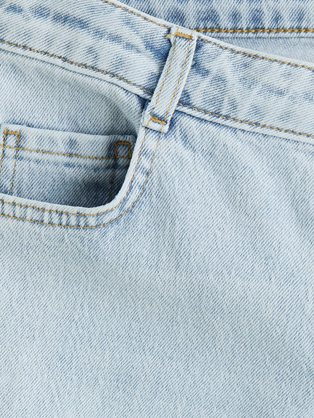 Wideleg Nakışlı Kız Çocuk Jean Pantolon-4