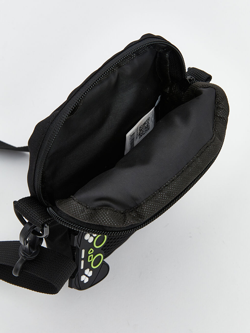 Siyah Fermuarlı Erkek Çocuk Omuz Çantası-2