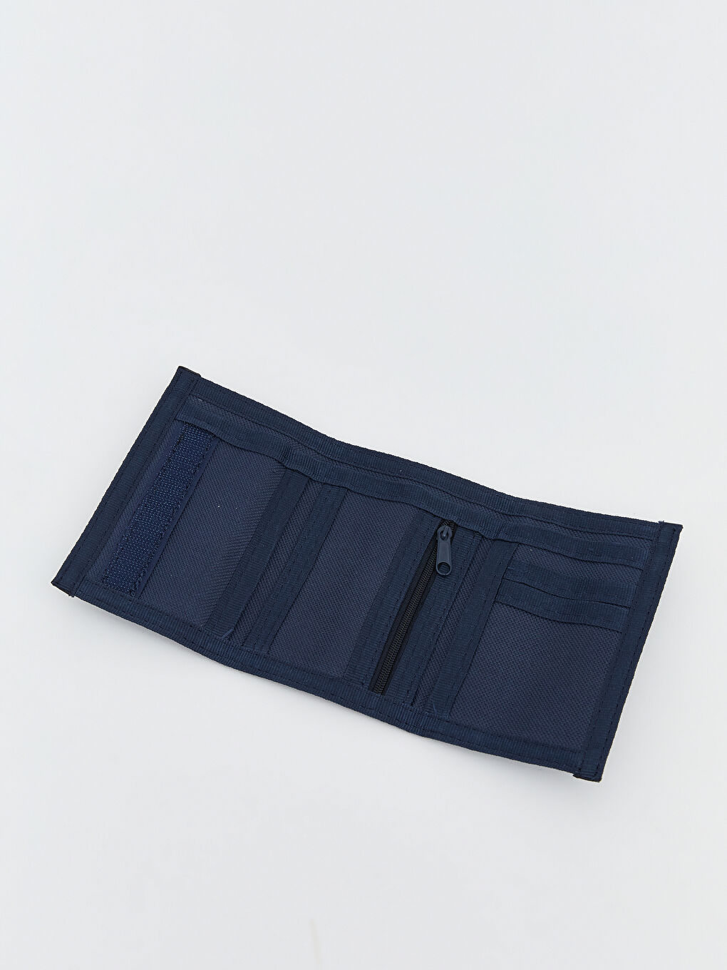 Lacivert Fenerbahçe Baskılı Cırt Cırtlı Erkek Çocuk Cüzdan-1