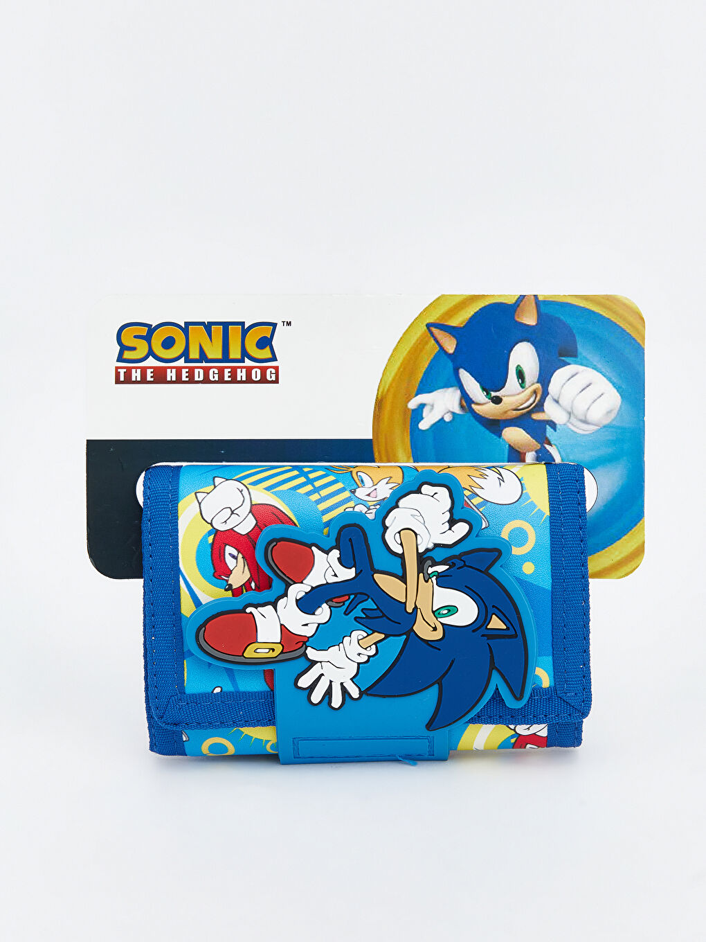 Karışık Sonic Baskılı Erkek Çocuk Cüzdan