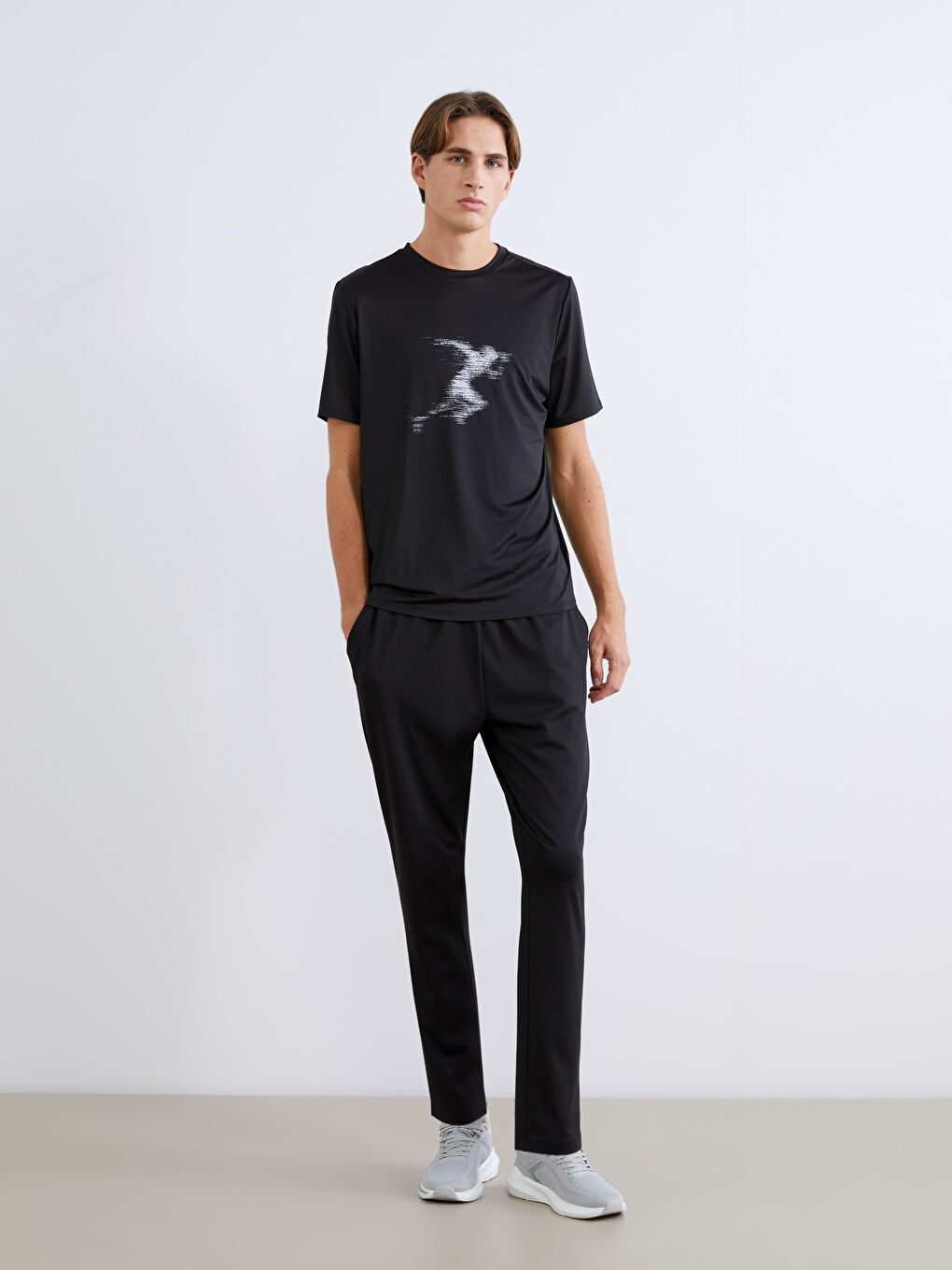 Men's crew neck sports t-shirt-1