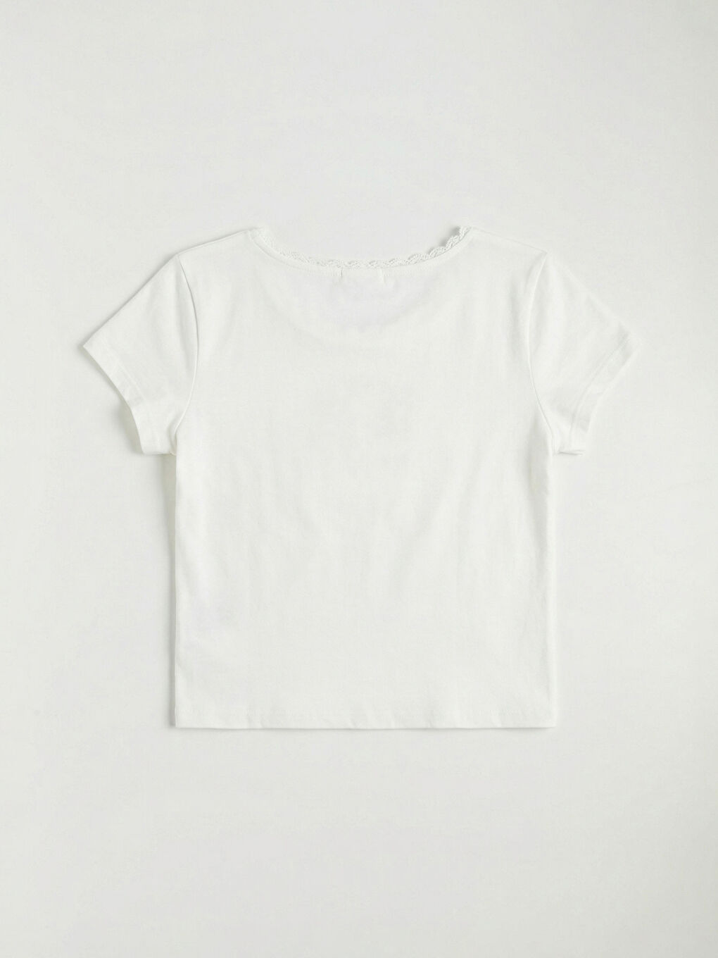 Ekru Bisiklet Yaka Kadın Pijama Üstü-1