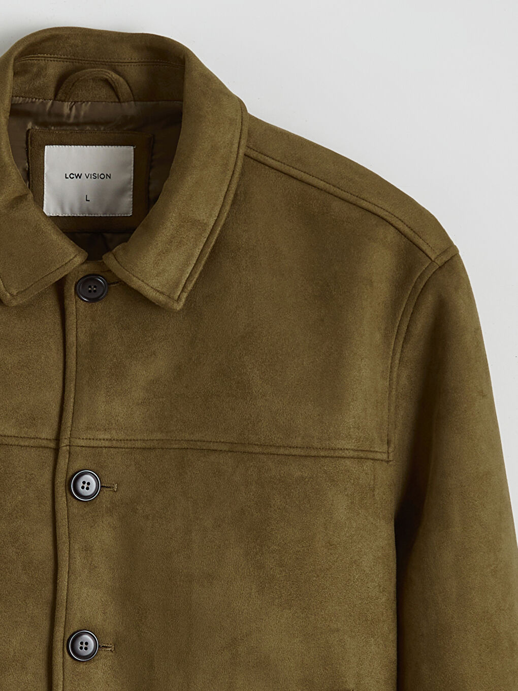 BEŽ Kaput od veštačke kože Muškarac-7