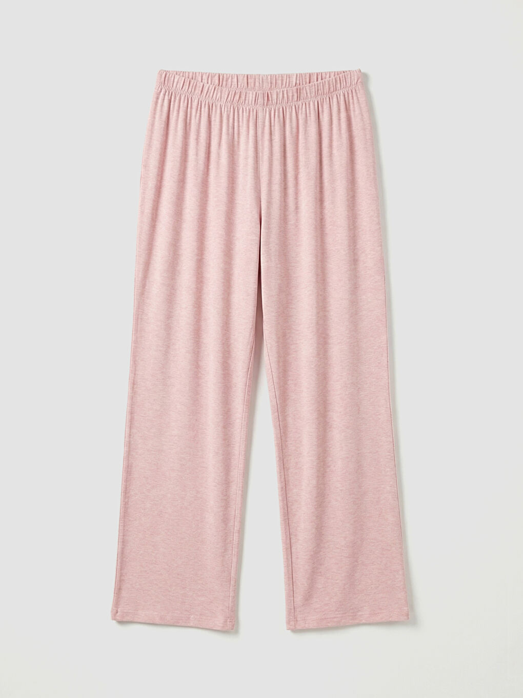 Pembe V Yaka Kadın Pijama Takım-3