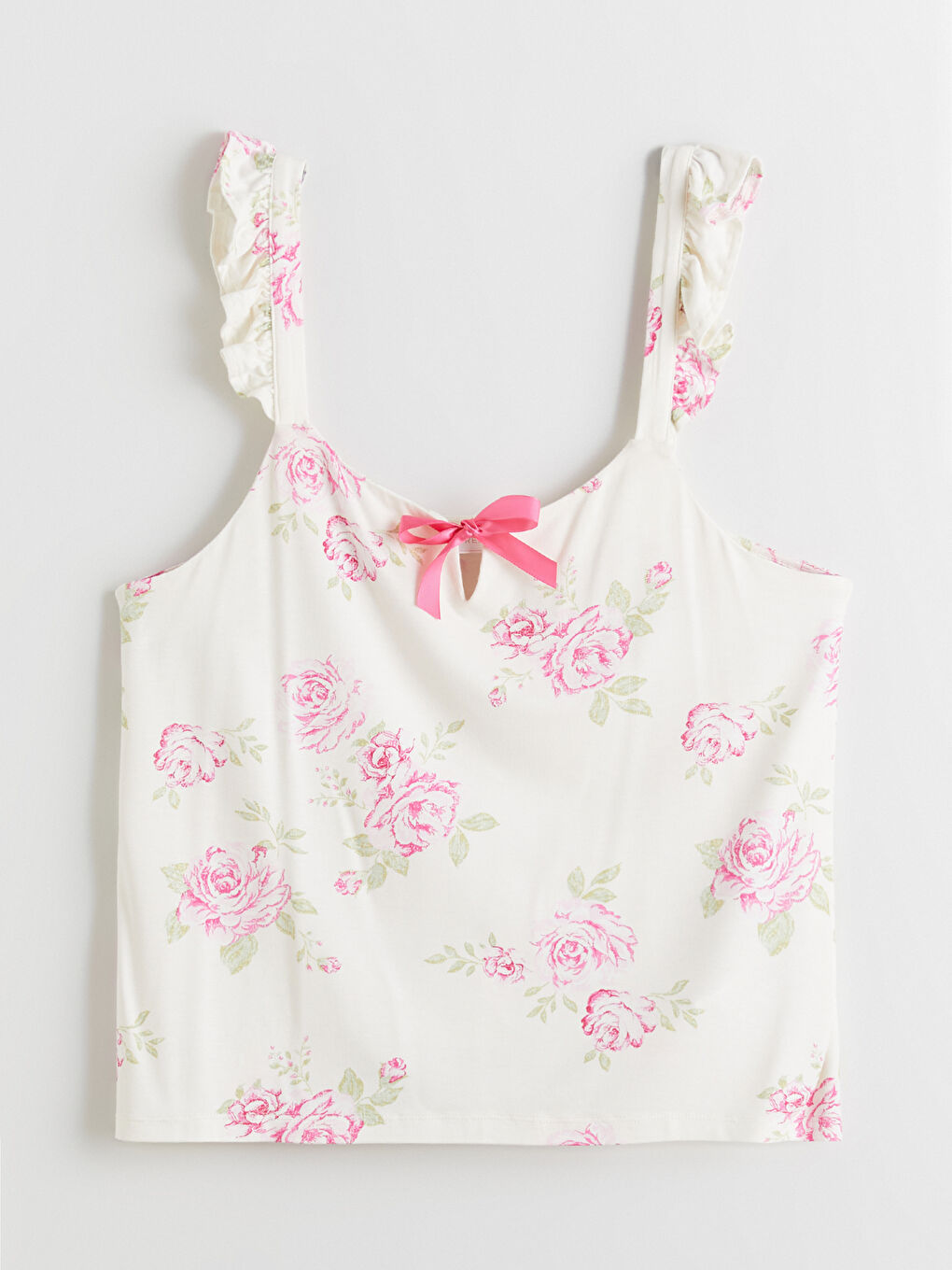 SVETLO BEŽ Kratka pidžama komplet Žena-5