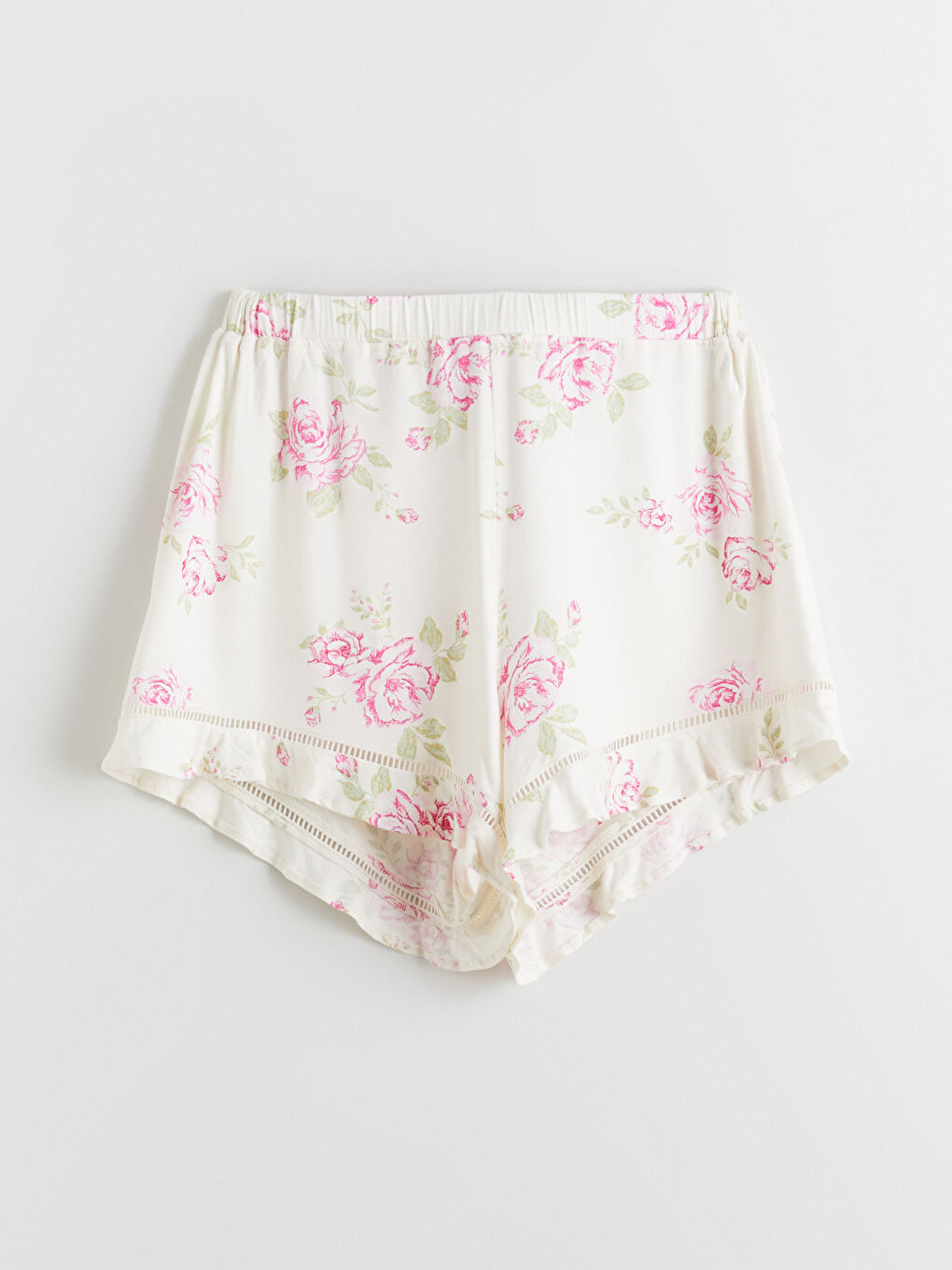 SVETLO BEŽ Kratka pidžama komplet Žena-6