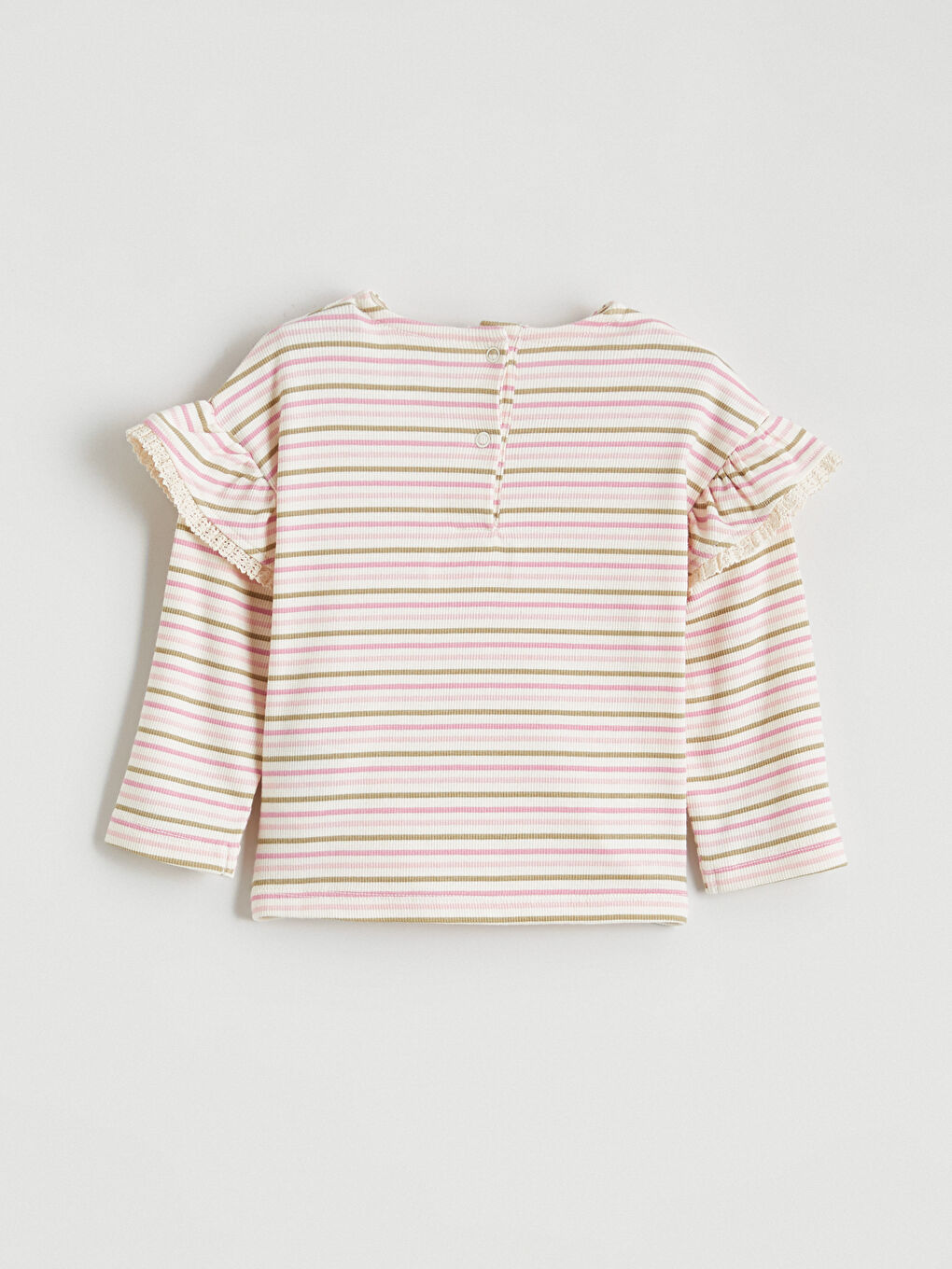 Striped Tee and Leggings Set for Baby Girls-3