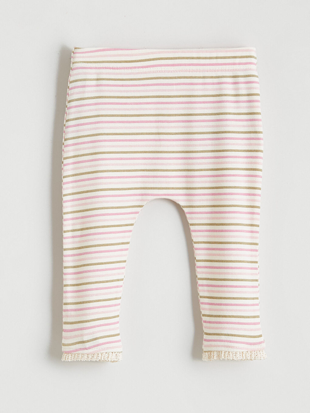 Striped Tee and Leggings Set for Baby Girls-4