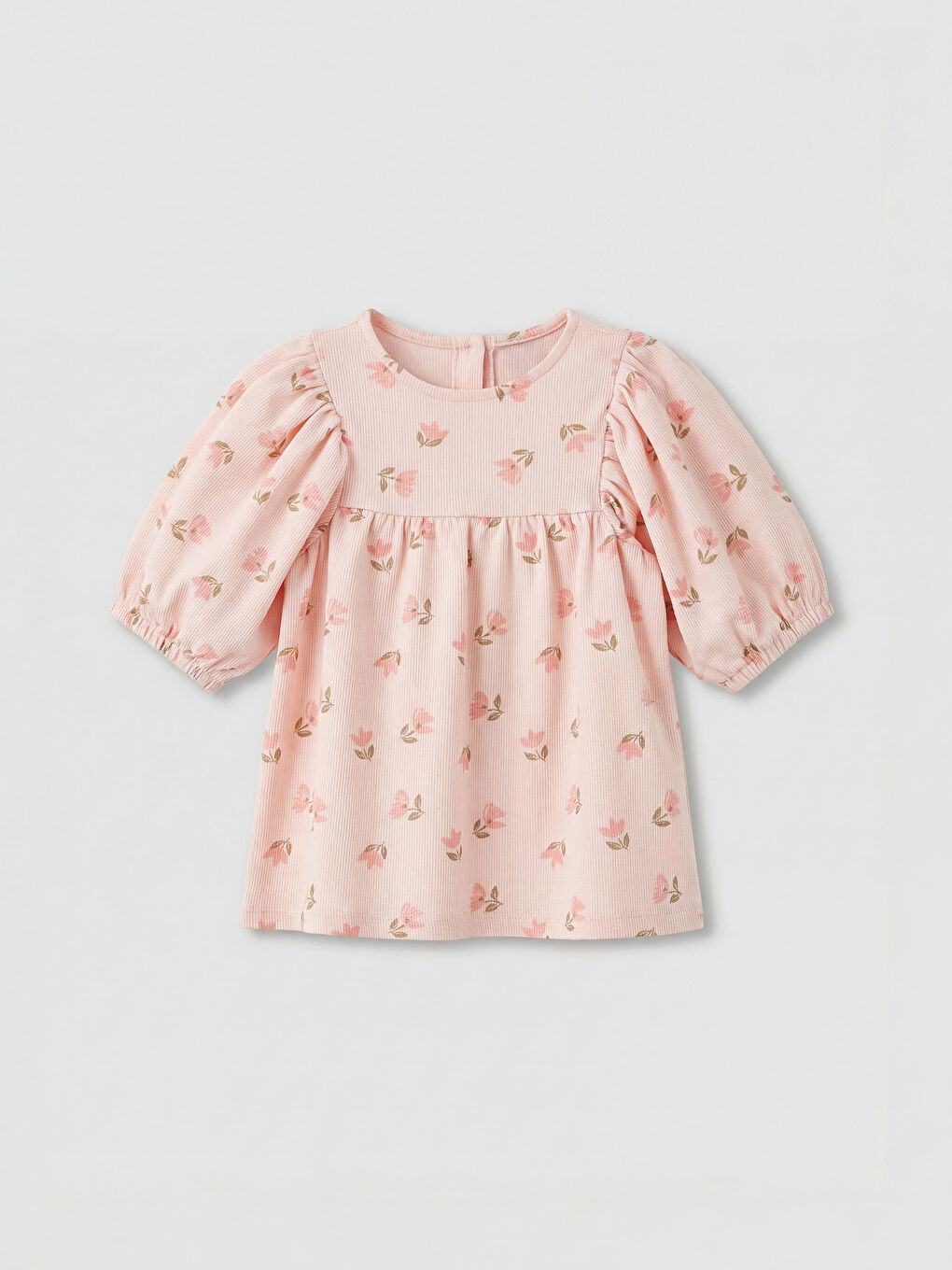 Floral Patterned Baby Girls' Dress