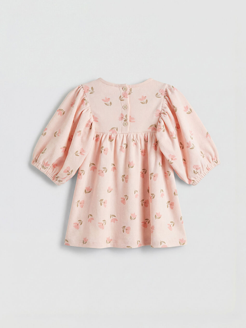 Floral Patterned Baby Girls' Dress-1