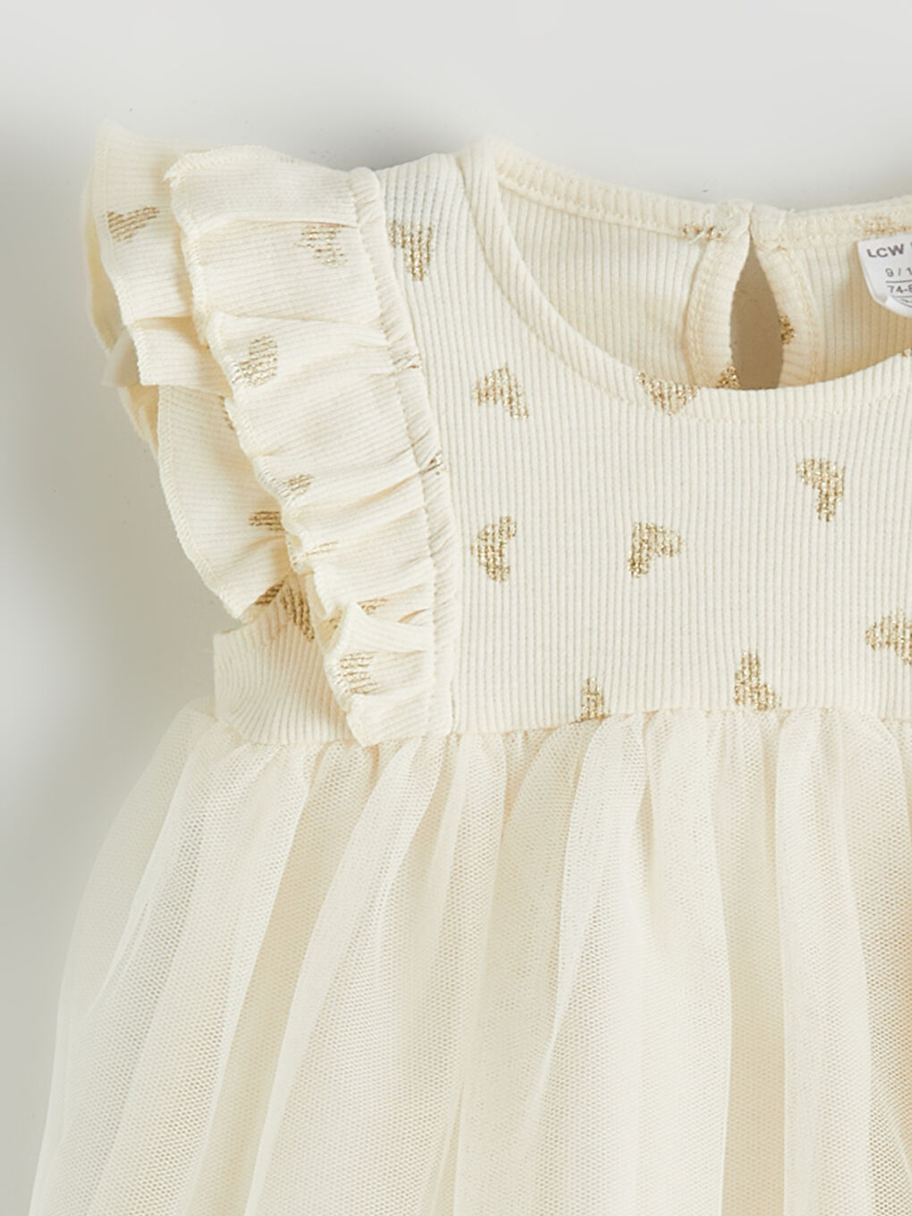 Crew Neck Girls' Dress-1