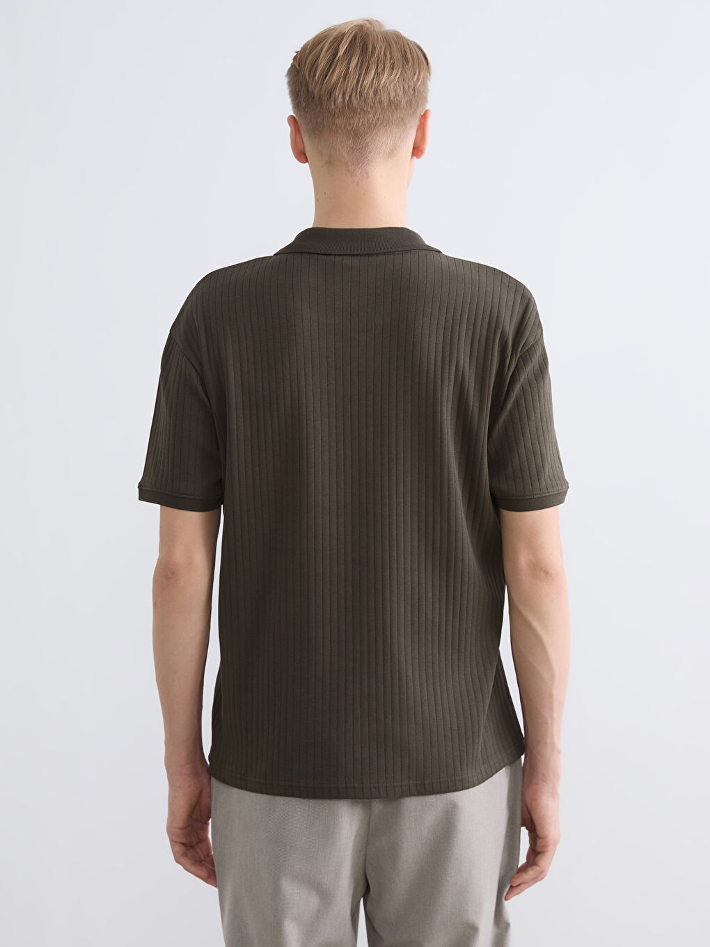 Чоловік ХАКІ Футболка-3