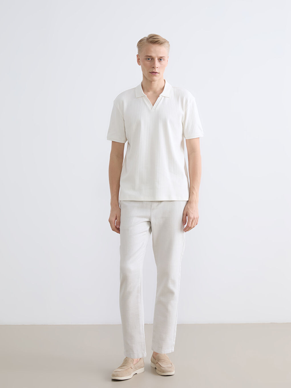 Чоловік СІРО-ЖОВТИЙ Футболка-1