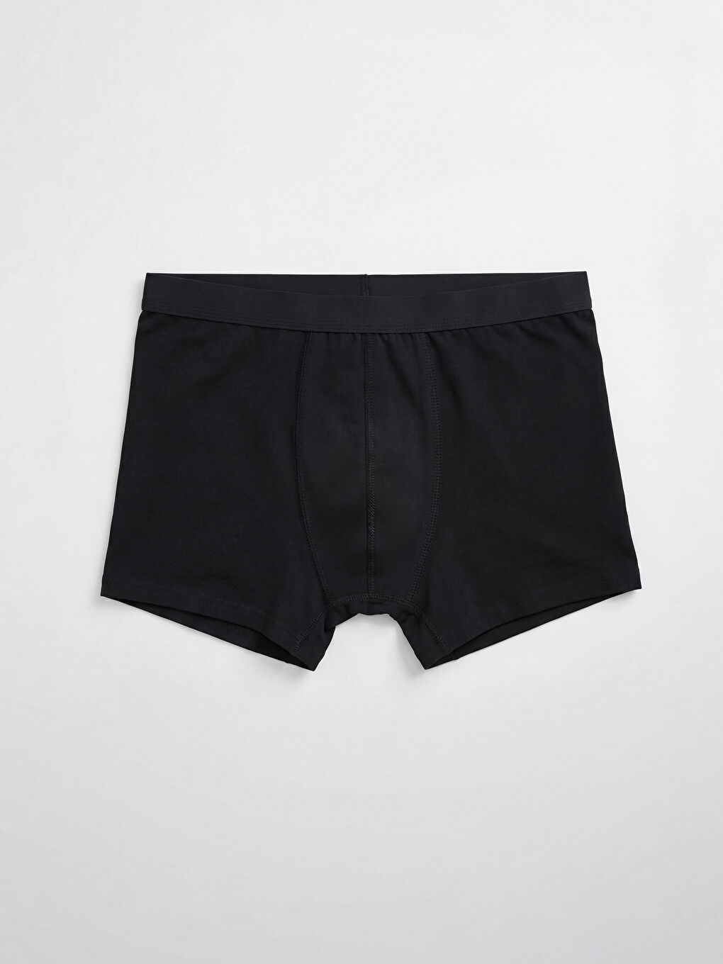 Siyah  Standart Kalıp Pamuklu Esnek Erkek Boxer 3'lü-3
