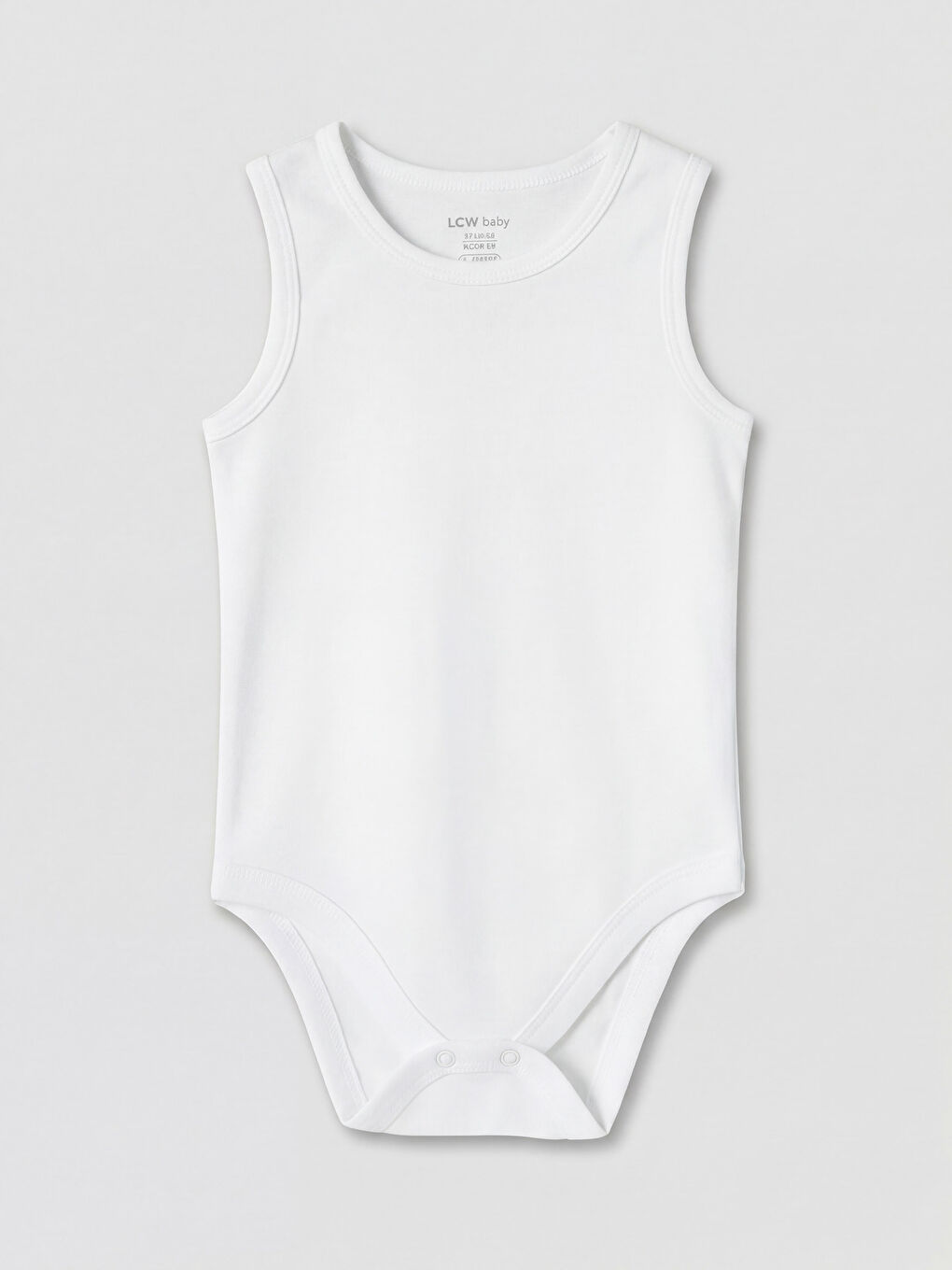 Ekru Bisiklet Yaka Kız Bebek Çıtçıtlı Body 3'lü-1