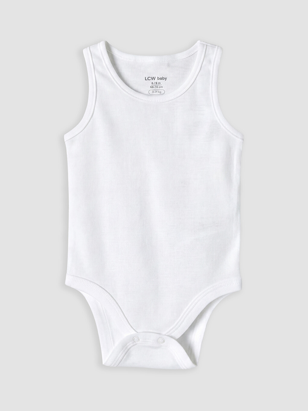 Beyaz Kız Bebek Çıtçıtlı Body 3'lü-2