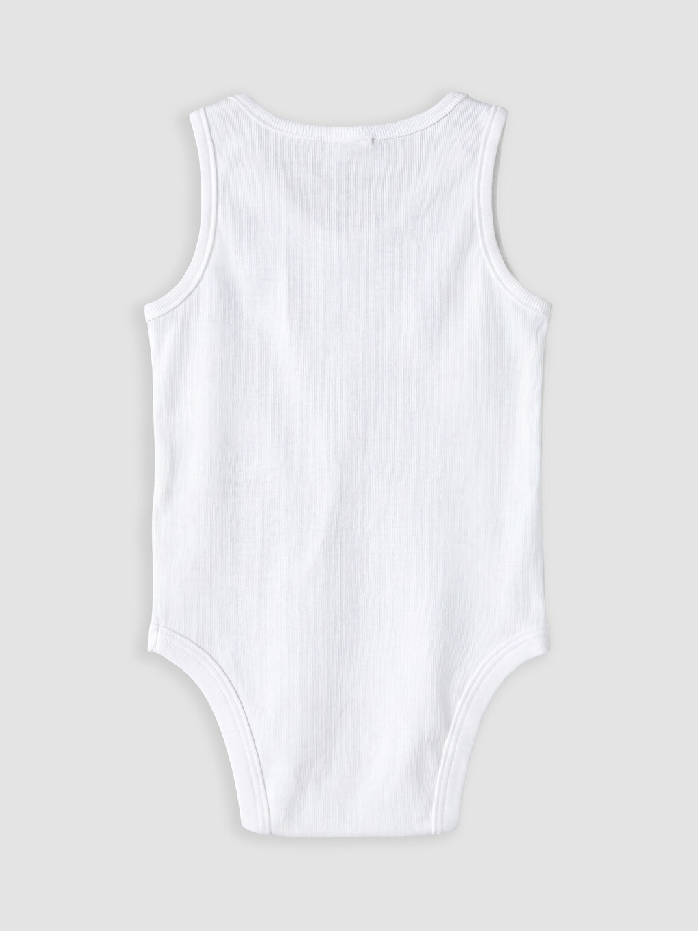 Beyaz Kız Bebek Çıtçıtlı Body 3'lü-5