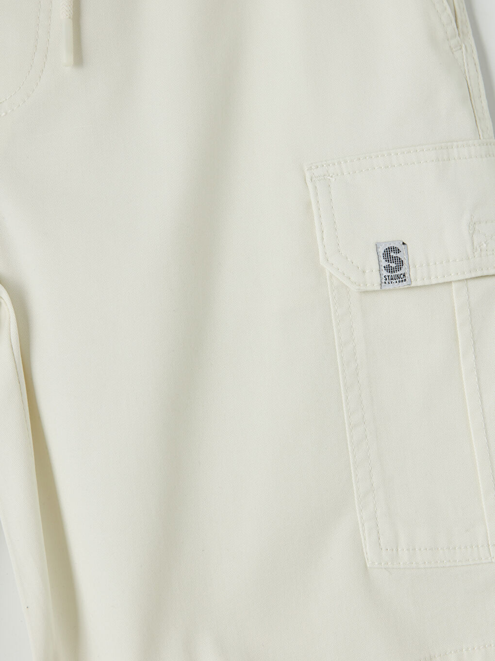 Ekru Standart Kalıp Gabardin Erkek Şort-6