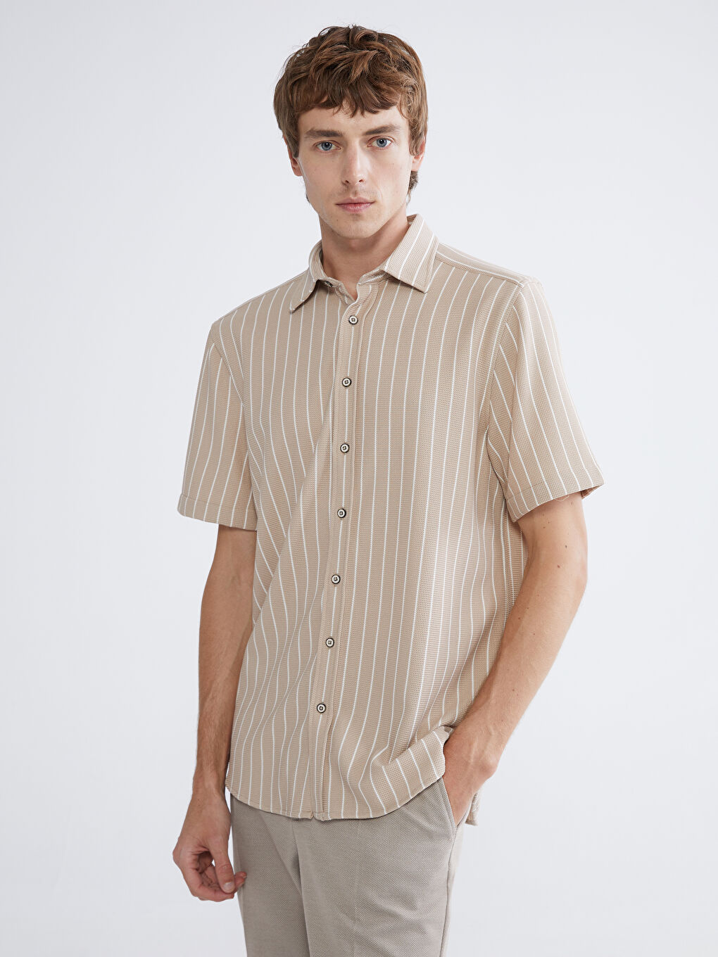 Man BEIGE Shirt