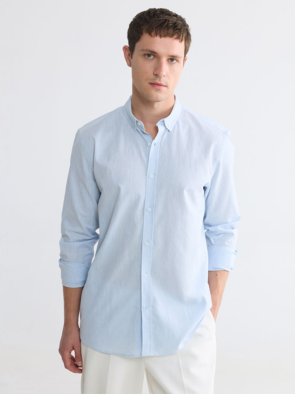 Man BLUE Shirt