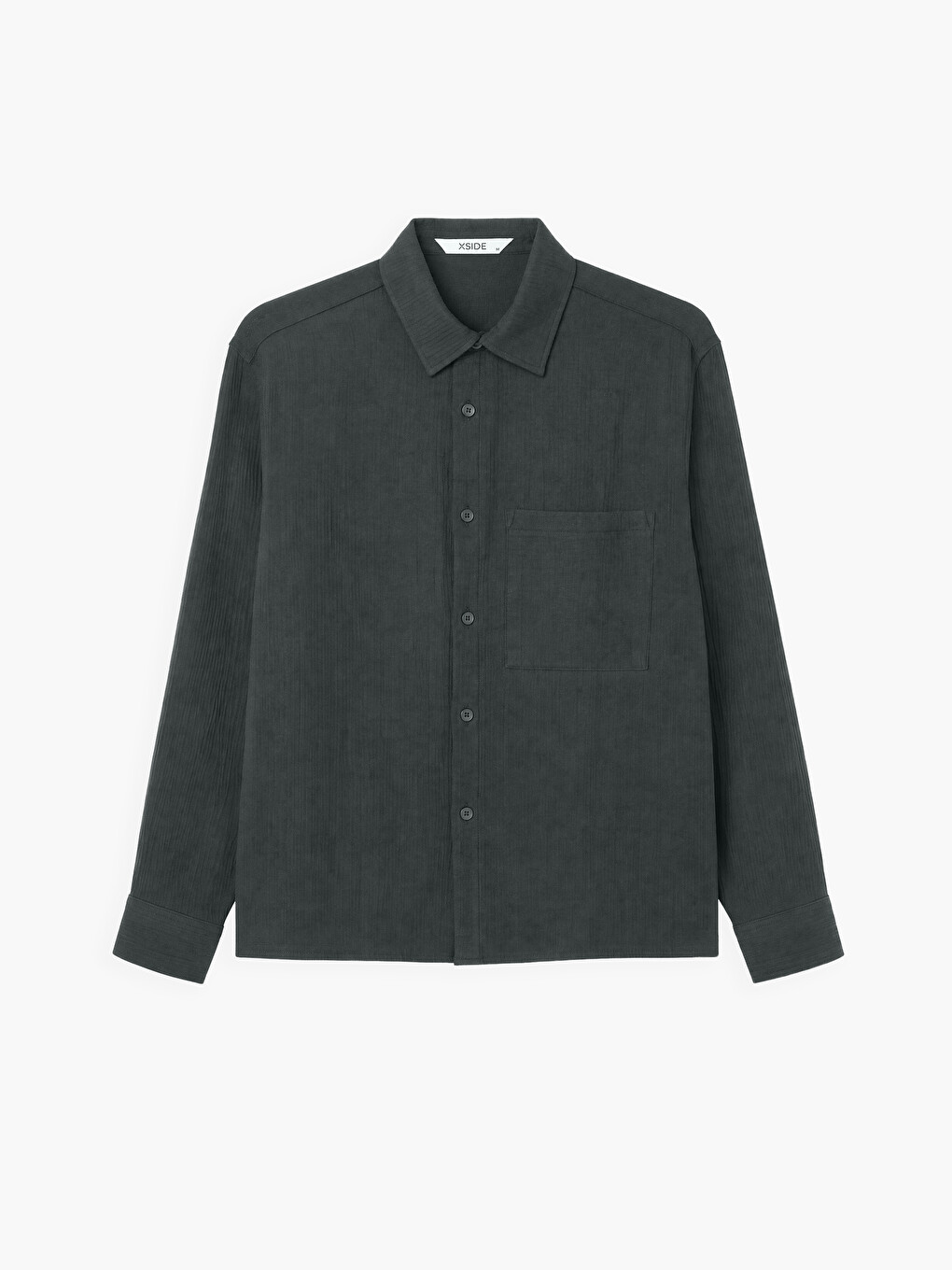 Regular Fit Muslin Men's Shirt-4
