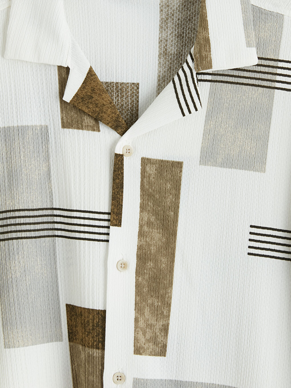 Yeşil Regular Fit Erkek Gömlek-2