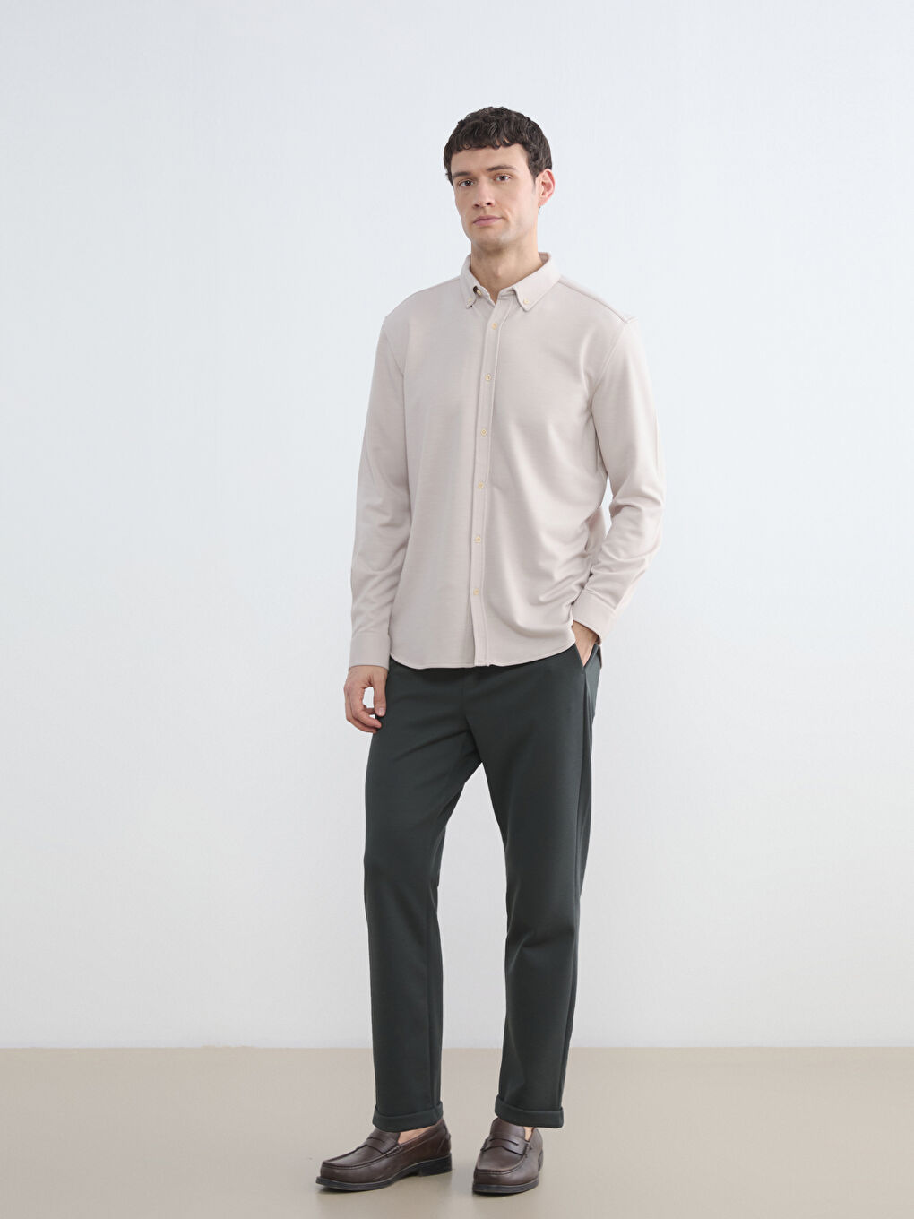 Man BEIGE Shirt-1