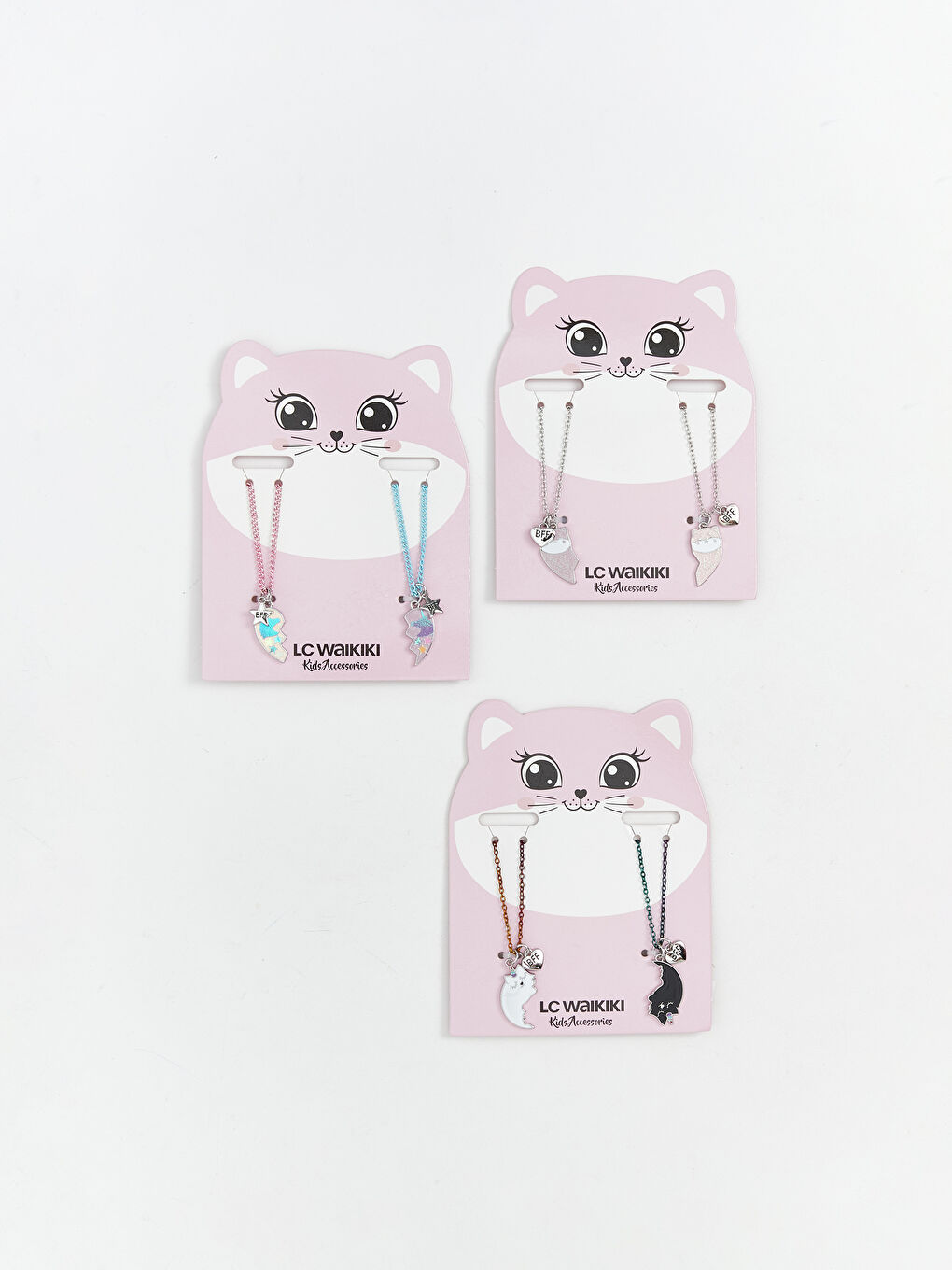 Karışık Kız Çocuk Kolye 2'li