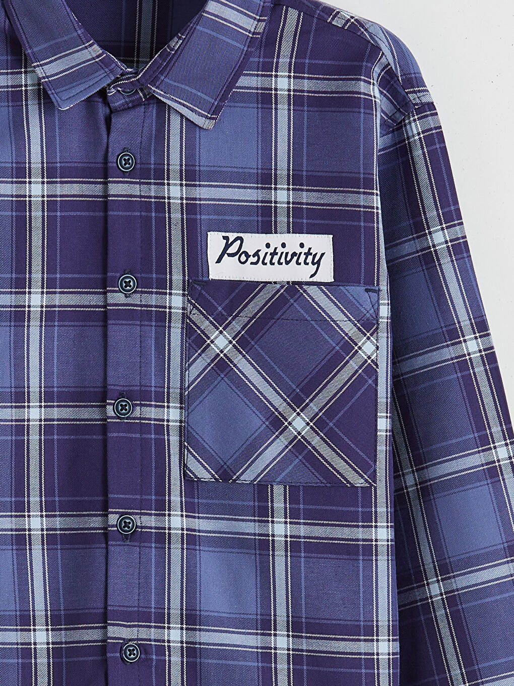 Plaid Twill Boys' Shirt-2